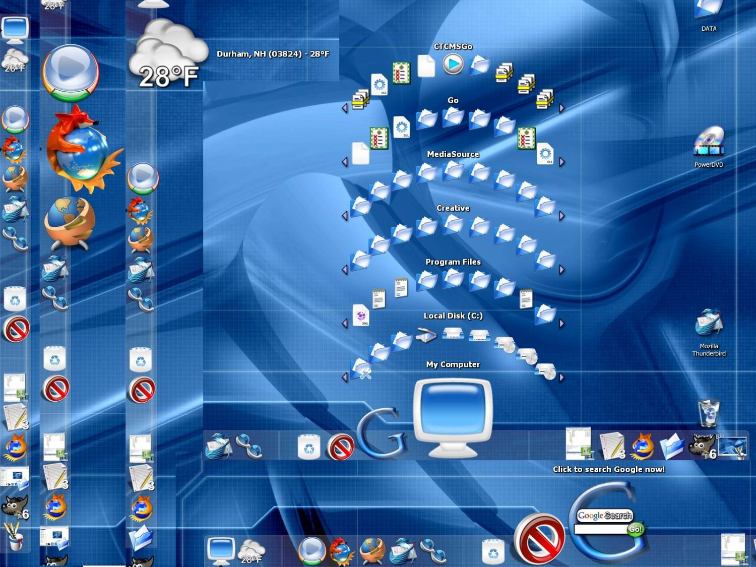 ObjectDock Plus - программа, изменяющая стандартные панели задач и